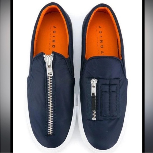 NWT Joshua Sanders Bomber Trainers Blue EU35 US5.5 - Picture 3 of 6